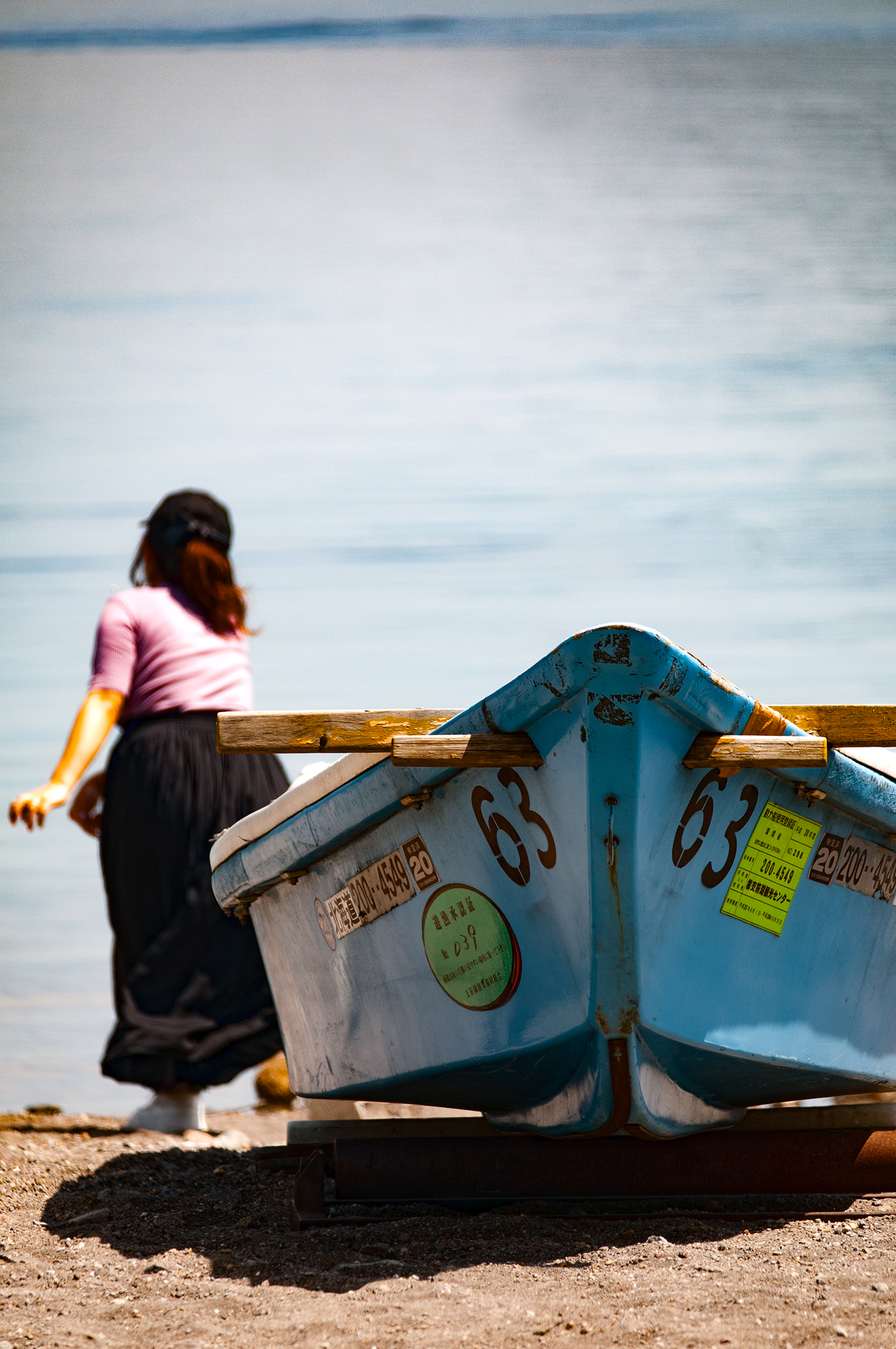 「支笏湖」のボート